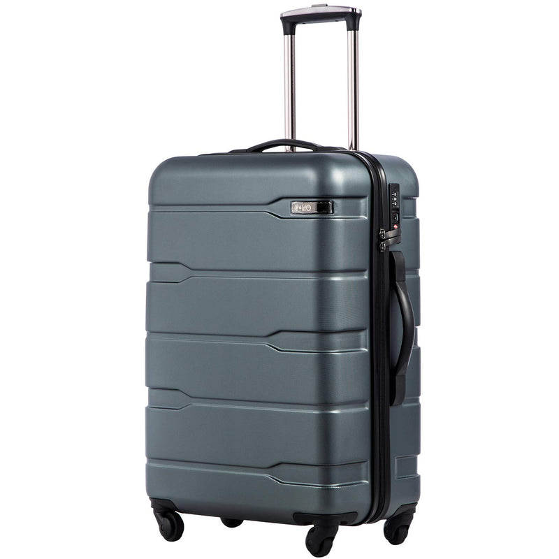 Coolife Hardside Spinner Luggage Suitcase with Built-In TSA Lock (3 Sizes)