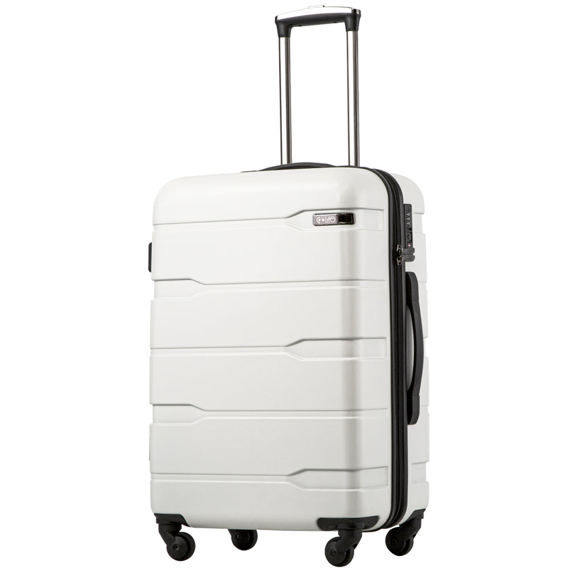 Coolife Hardside Spinner Luggage Suitcase with Built-In TSA Lock (3 Sizes)