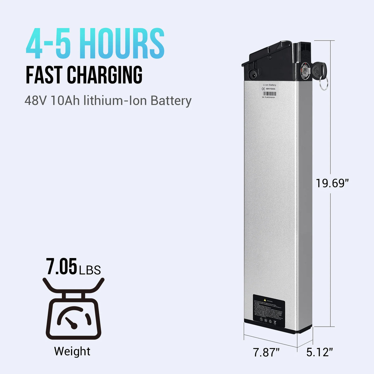 Ebike Battery, 48V 10AH, Only for Cybertrack 200 20