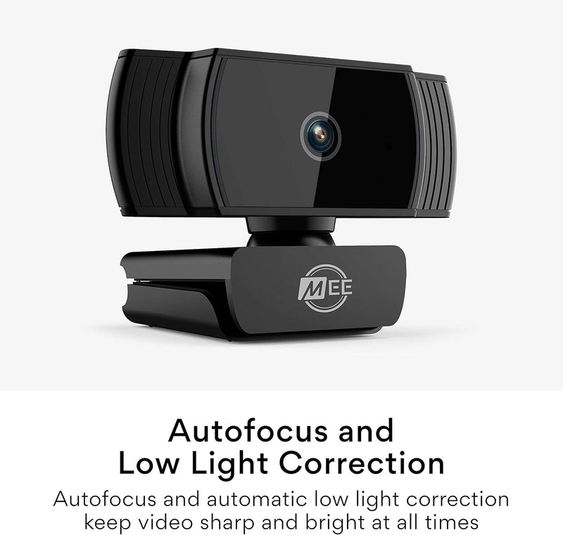 MEE audio C6A 1080p Webcam with Autofocus (Renewed)