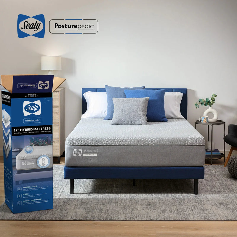 Sealy Posturepedic King Size Mattress - Choose Memory Foam or Hybrid