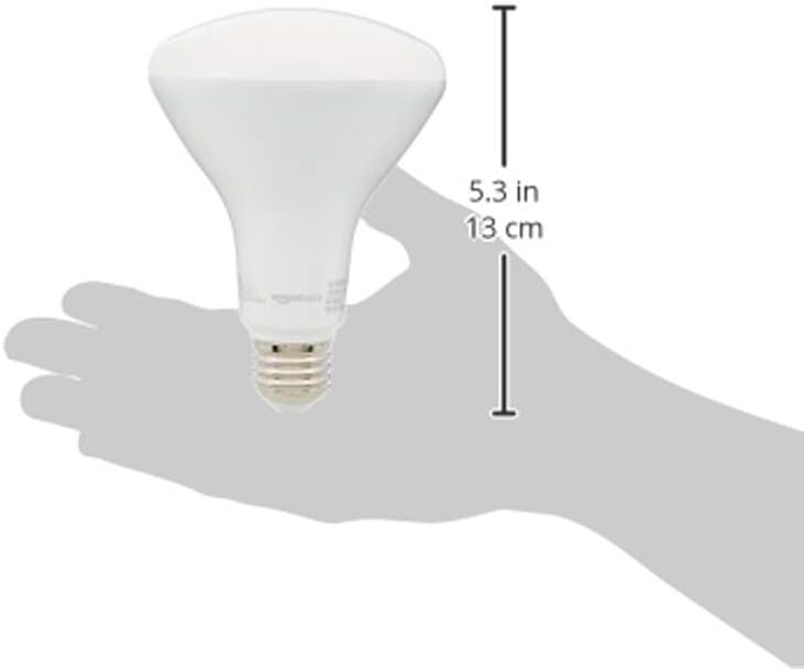 Amazon Basics 6-Pack Dimmable BR30 LED Light Bulbs 11W (Daylight White)