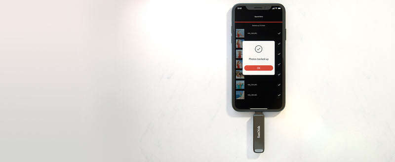 SanDisk 64GB iXpand Flash Drive with Lightning and USB-C connectors, Works with iPhone 14 and older