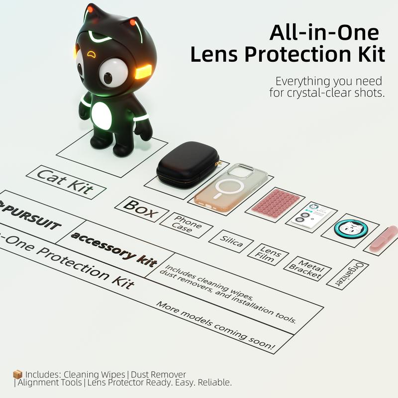 PURSUIT Lens Protector for iPhone 16 Pro Max/Samsung S24 Ultra, 99% HD Clear, Anti-Scratch & Shockproof, Easy Install,Camera Protector – Bubble-Free, Anti-Fingerprint, Case Friendly