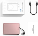 5000mAh Magsafe Power Bank Charger with Built-In USB C or Lightning Cable