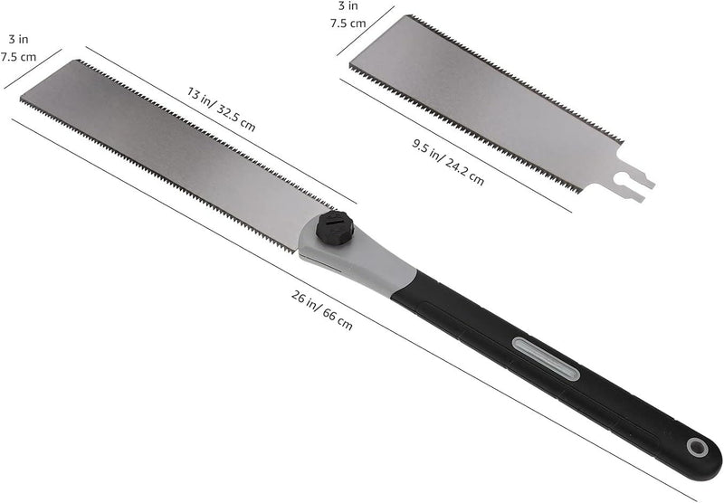 Pull Hand Saw with Double Edge Blade Cutting For Woodworking