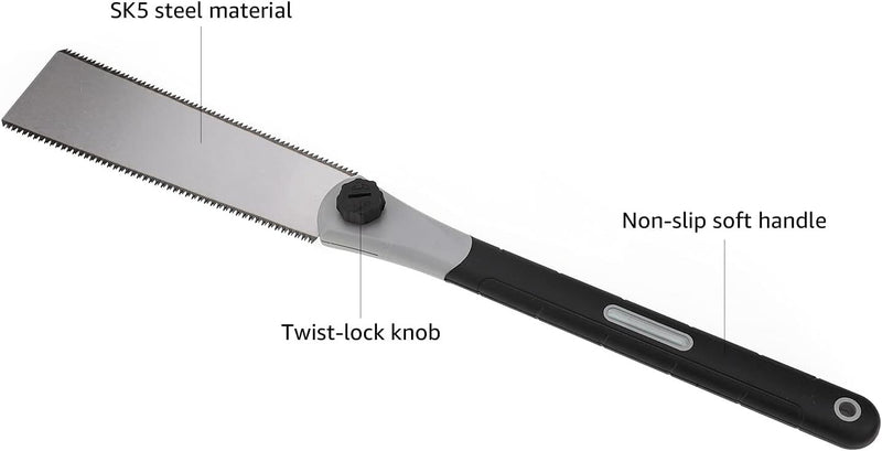 Pull Hand Saw with Double Edge Blade Cutting For Woodworking