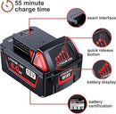 Simple Plus+ 2 Packs 6.0Ah 18V Replacement for Milwaukee Batteries Compatible with Mk -18 Battery, 18 Volt Lithium-ion Battery48-11-1850 48-11-1852 48-11-1865 48-11-1862 48-11-1840