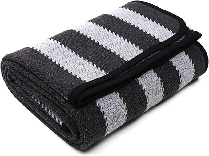 Blend Merino Wool Camping Blanket, Warm Thick Washable Large Outdoor Camping Sleeping Throw Blanket