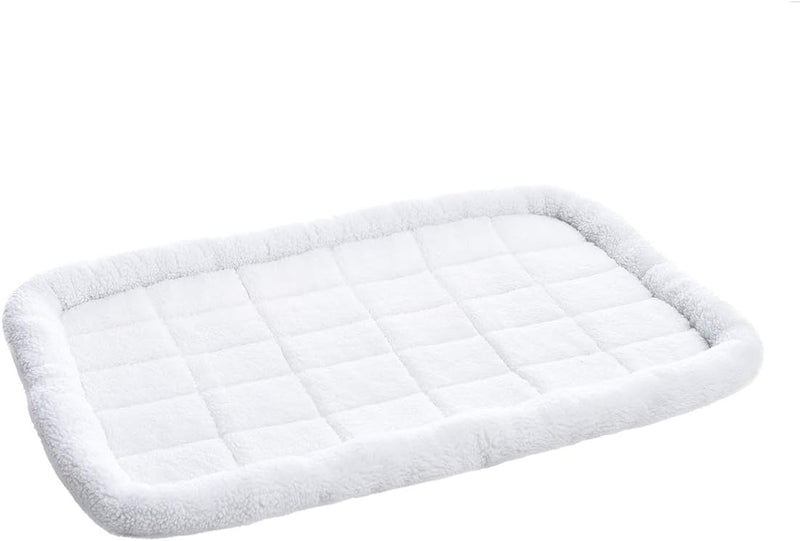 Faux Sherpa Padded Bolster Pet Bed
