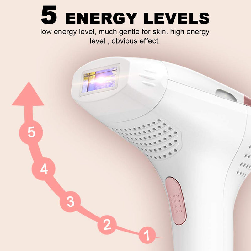 IPL Hair Removal Device, Laser Hair Removal, Facial Hair Removal for Women with 999900 Flashes