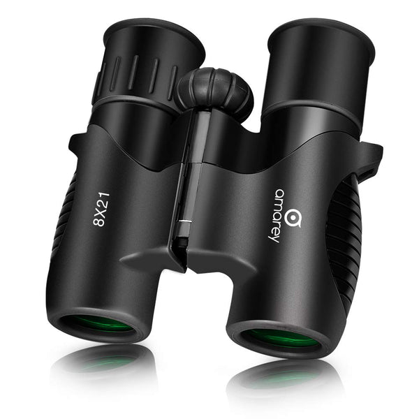 Kids Binoculars HD 8x21 - Toy Binoculars Zoom Compact Large Eyepiece Birdwatching Wide Angle Compact Night Vision Hunting Traveling Concerts