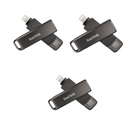 SanDisk 64GB iXpand Flash Drive with Lightning and USB-C connectors, Works with iPhone 14 and older