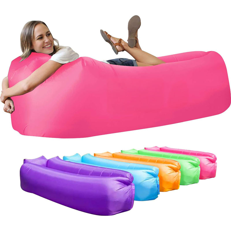 Inflatable Lounger Air Sofa Chair, Portable Waterproof Couch for Hiking, Picnics, Outdoor