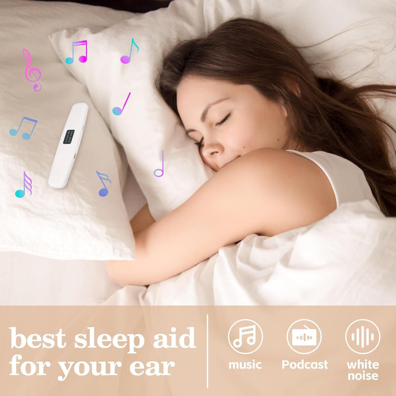 Private Pillow Speaker - Bluetooth Wireless Speaker for White Noise, Sleep Aid, Relaxation Under Pillow