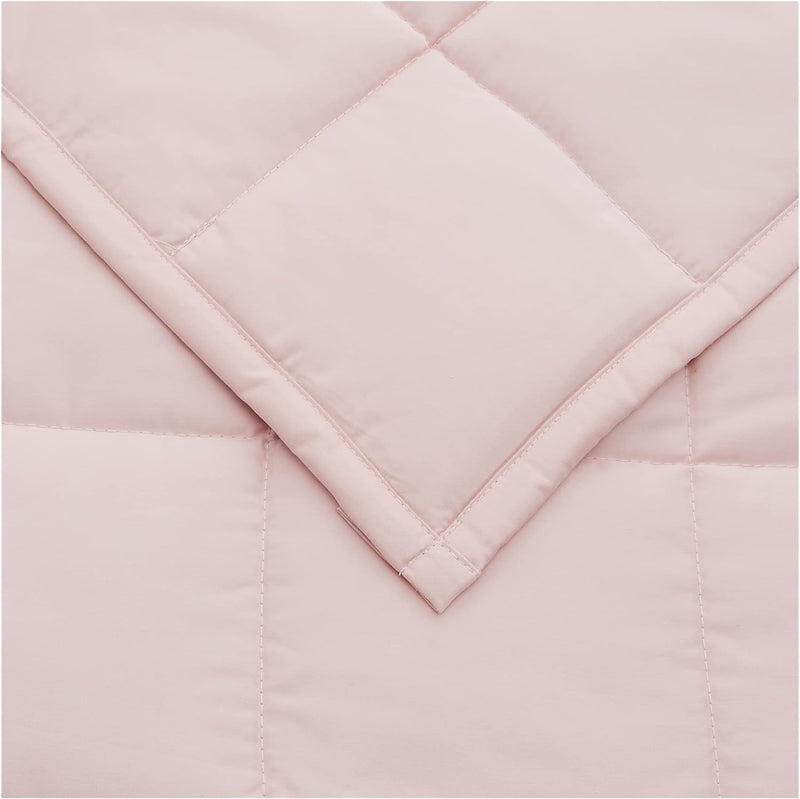 Amazon Basics Kids Cotton Weighted Blanket - 7-Pound, 41" x 60", Pink