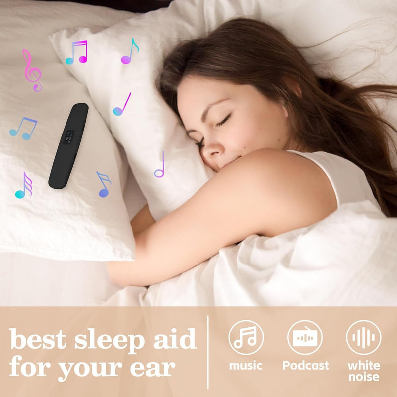 Private Pillow Speaker - Bluetooth Wireless Speaker for White Noise, Sleep Aid, Relaxation Under Pillow