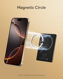 5000mAh Magsafe Power Bank Charger with Built-In USB C or Lightning Cable