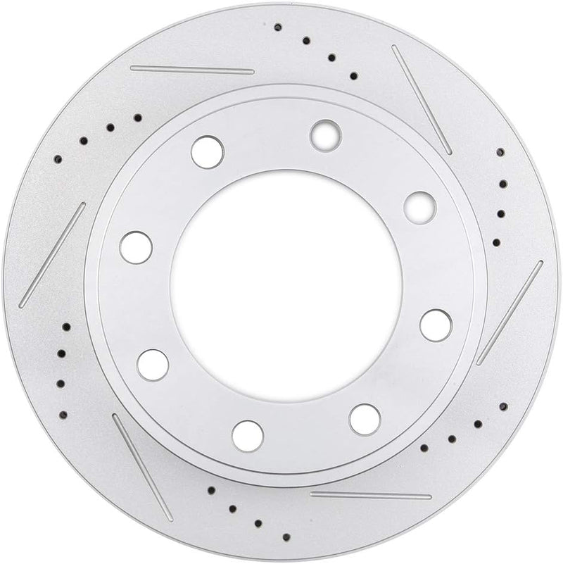 Front Brake Kit for 4WD 1999-2004 Ford F-250 F-350 Super Duty 2000-2005 Excursion Brake Rotors and Ceramic Brakes Pads Replacement