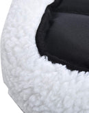 Amazon Basics Faux Sherpa Padded Bolster Dog & Pet Bed - 2 Sizes, free 9rolls Dog Waste Bags