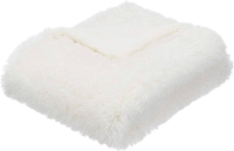 Faux Fur Sherpa Throw Blanket