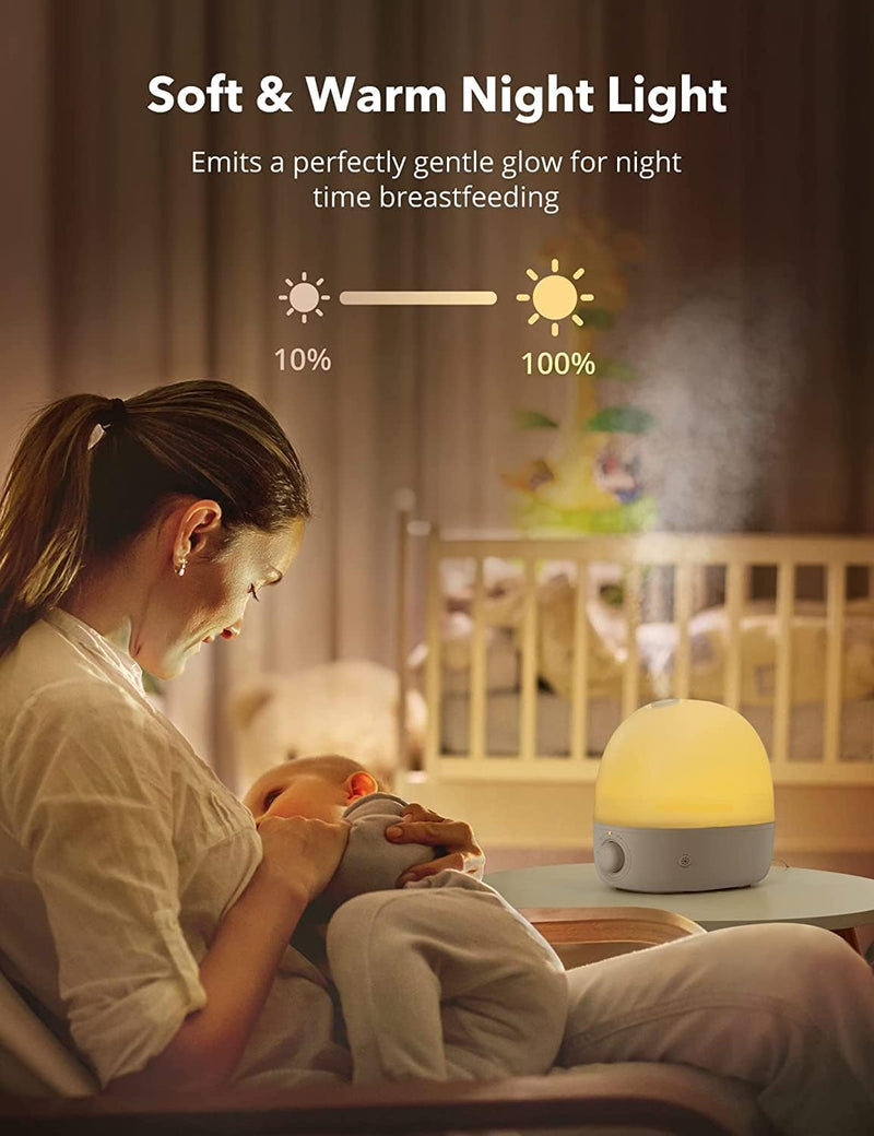 3-in-1 Humidifier, Night Light, and Essential Oil Fragrance Diffuser