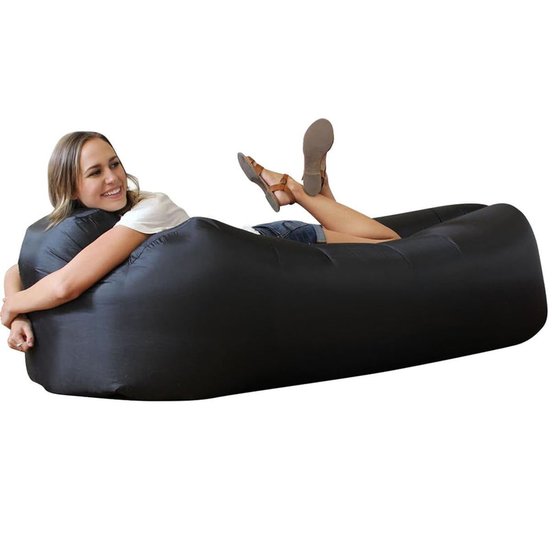 Inflatable Lounger Air Sofa Chair, Portable Waterproof Couch for Hiking, Picnics, Outdoor