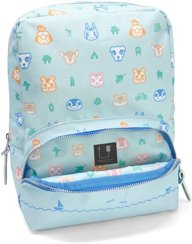 Controller Gear Animal Crossing - Small Backpack Mini Bookbag Travel Bag for Nintendo Switch Console & Accessories