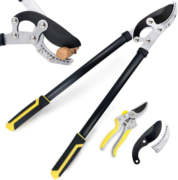 2" Anvil Loppers Shears - Loppers Heavy Duty with Garden Shears & Spare Blade