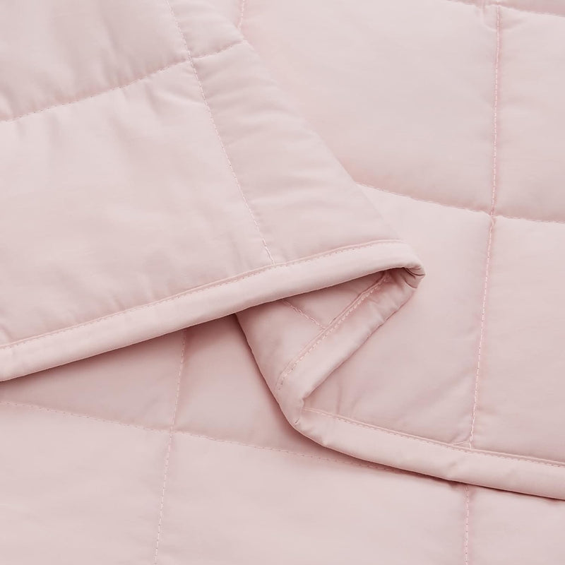 Amazon Basics Kids Cotton Weighted Blanket - 7-Pound, 41" x 60", Pink