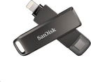 SanDisk 64GB iXpand Flash Drive with Lightning and USB-C connectors, Works with iPhone 14 and older