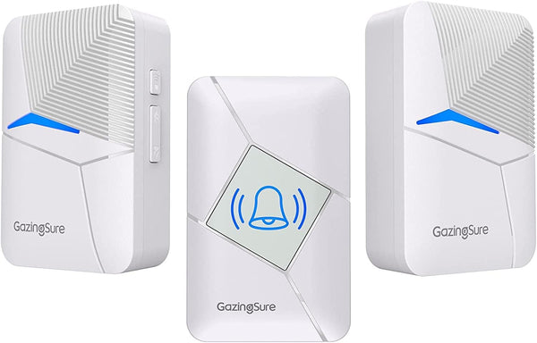 Advanced Wireless Doorbell Kit with Two Plug-in Chimes & 1500ft Range