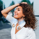 Torras FSFA08 White Portable 5 W 1800mAh Bladeless Hanging Neck Fan