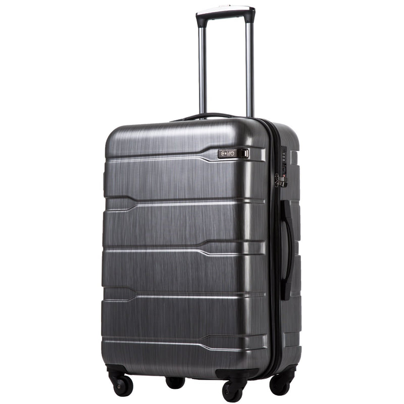 Coolife Hardside Spinner Luggage Suitcase with Built-In TSA Lock (3 Sizes)