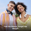 Torras Coolify Air Neck Air Conditioner Wearable Hands Free Fan,360° Refreshing Airflow, Matte Black