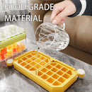 Piano Key Design Ice Cube & Popsicle Mold+Bi-Fold Ice Lattice Single Layer SET
