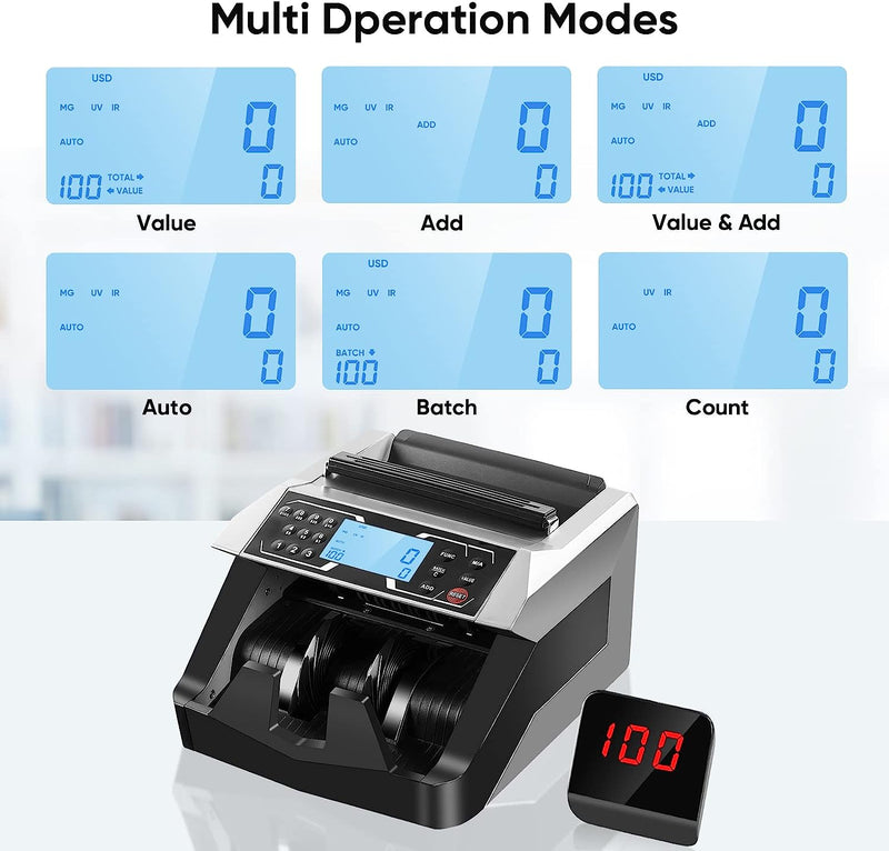 Professional Bill Counting Machine with Advanced Counterfeit Detection