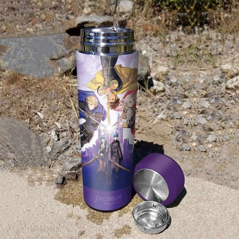 Controller Gear Fire Emblem Vacuum Insulated Stainless Steel Water Bottle, 17 ounce, 500 mL, Three Houses