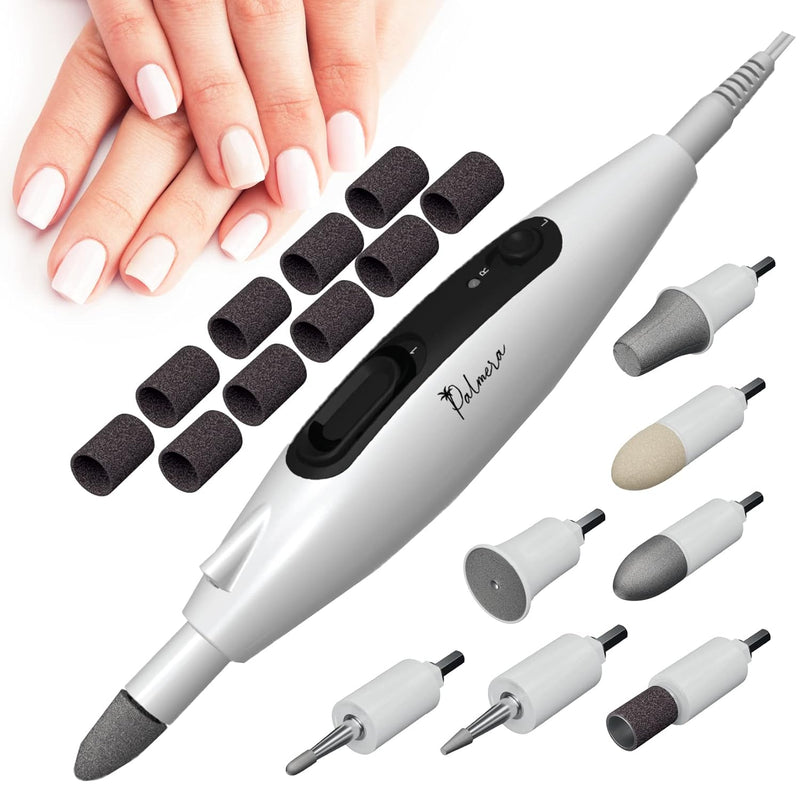 Professional Nail Drill Nail Care Kit with 17 Attachments, 30,000 RPM Motor, Adjustable Speed