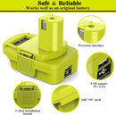 Battery Adapter for Replace for Dewat to Ryobi 18 Volt Battery and M-18 to Ryobi 18V Battery, Convert Dewat 20V or M-18 18V Battery to RYB One+ Lithium-ion Battery