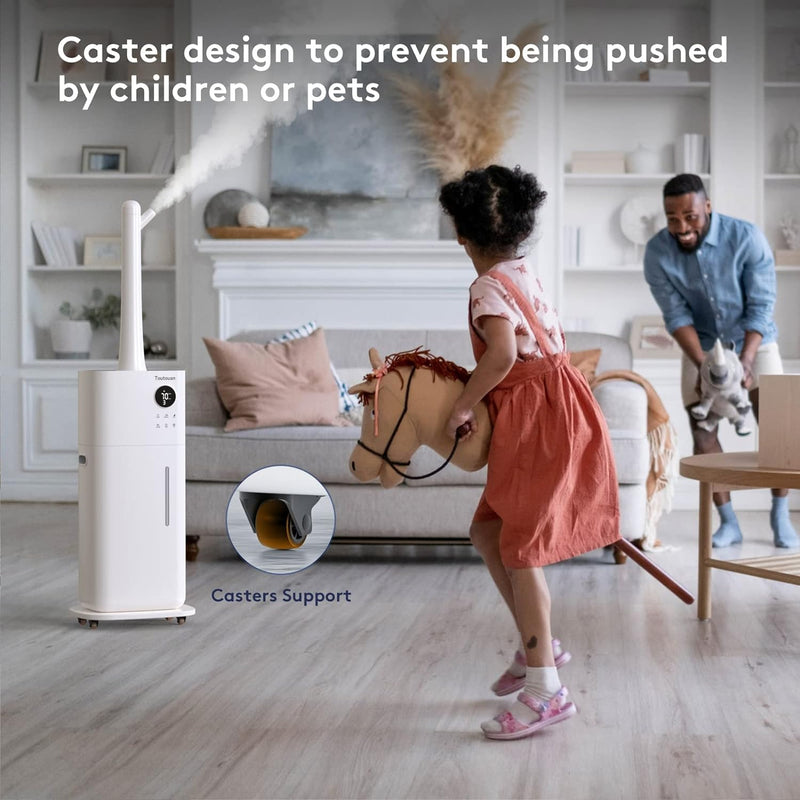 Extra Large Whole-House Humidifier with 5.4 Gallon Capacity & Adjustable 360° Nozzle