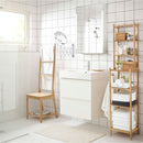 Wall Mounted Magnification Makeup Mirror 1X/5X Vanity Double Side Extendable Accordion 360¡ã Circle Swivel Mirror for Bedroom Bathroom Hotel