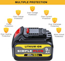 DM18DSV7V8 Battery Adapter Converter Convert Dewalt DCB205 20V Li-ion Batteries Milwaukee M18 18V Battery to for V7 V8 Battery V7/V8 Animal Motorhead Absolute Cordless Vacuums