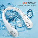 TORRAS L2 Series Portable Neck Fan, Hands Free Wearable Bladeless Fan, Ultra Light Rechargeable Mini USB Fan for Travel/ Home/ Office, 3 Speeds