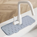 Silicone Faucet Mat for Kitchen, Upgraded Premium Silicone Splash Guard, Dish Soap Sponge Holder Sink Tray, Idea Gifts.