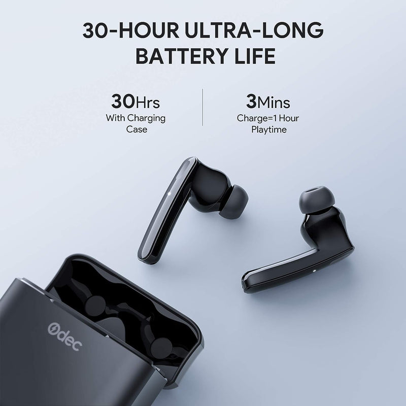 Wireless Earbuds Active Noise Cancelling, ANC Bluetooth 5.0 Wireless Earphones with Charging Case