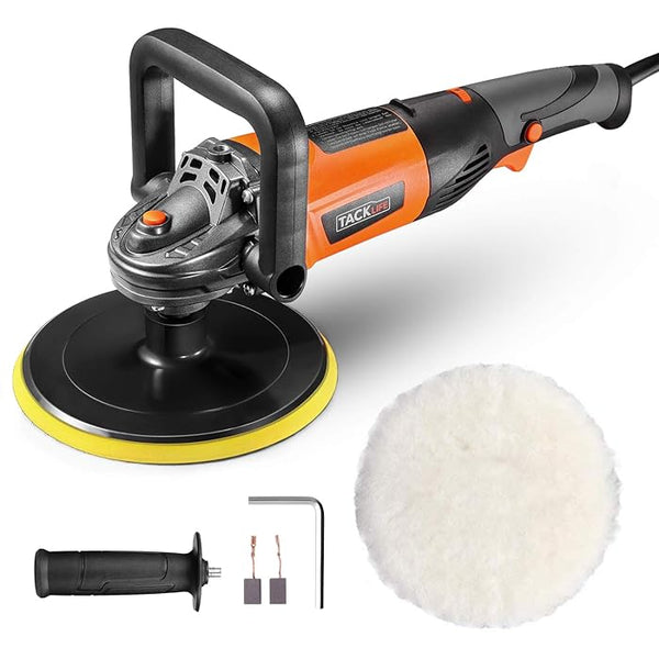 7-inch Buffer Polisher with 6 Variable Speeds from 1500~3500 RPM