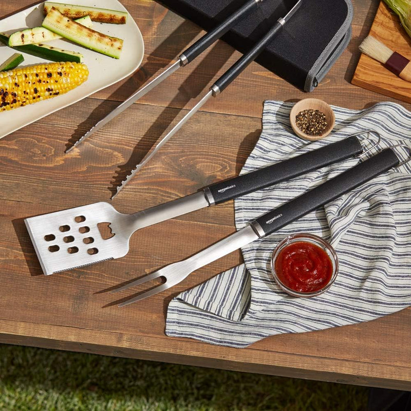 3-Piece Grilling Barbecue Tool Set