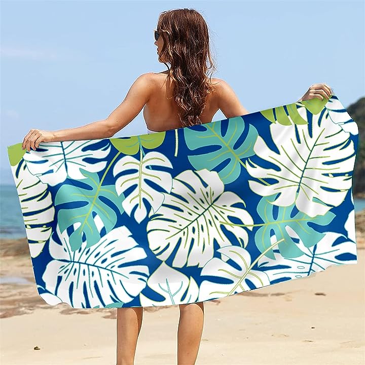Extra Large Sand-Free Quick Drying Lightweight Beach Towel