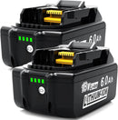 2Packs 18v Battery Replacement for 6.0Ah Lithium-ion Batteries Compatible BL1860B BL1850B BL1840B BL1830B BL1815B BL1860 BL1850 LXT - 18 Volt Tools
